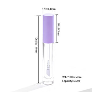 Soft Matte PET Lip Gloss Tube