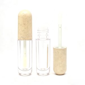 Capsule-shaped Wheat Straw Lip Gloss Tube