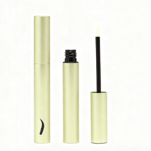 Matte Champagne Aluminum Lip Gloss Tube