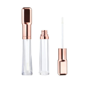 Hourglass Lip Gloss Tube with Rose Gold Cap