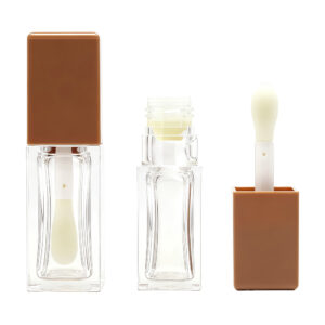 Sculpted Square Double-Wall Lip Gloss Tube
