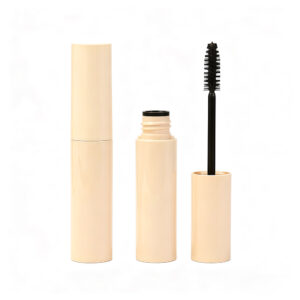 Balanced Cylinder Mascara Tube in Creamy Beige