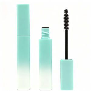 Mint-to-Cream Gradient Square Mascara Tube