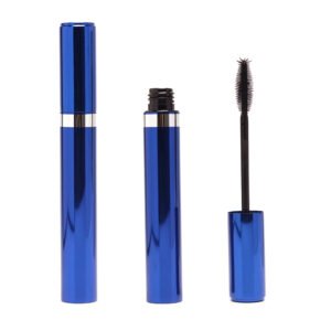 Metallic Blue Aluminum Mascara Tube