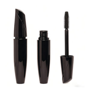 Faceted Black Mascara Tube with Signature Reveal