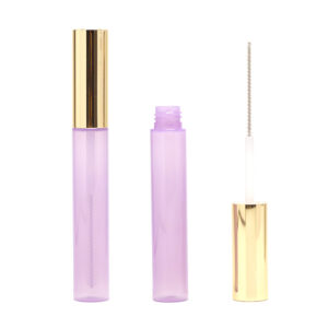 Frosted Lavender & Gold Mascara Tube