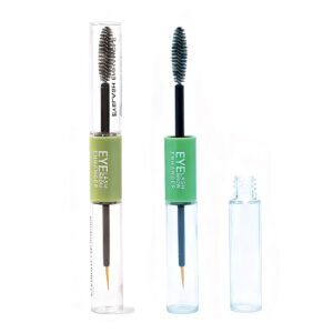 Clear & Avocado Green Dual-Ended Mascara Tube