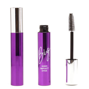 Wide-Profile Purple & Silver Mascara Tube