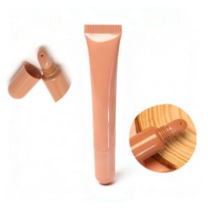 High-Gloss Brown Slant-Tip Squeeze Tube