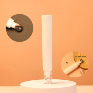 Matte Cream Tube with Zinc Alloy Massage Tip