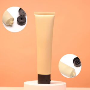 Matte Cream Beige Flip‑Lid Squeeze Tube